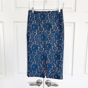 Keepsake The Label Every Way Lace Pencil Skirt